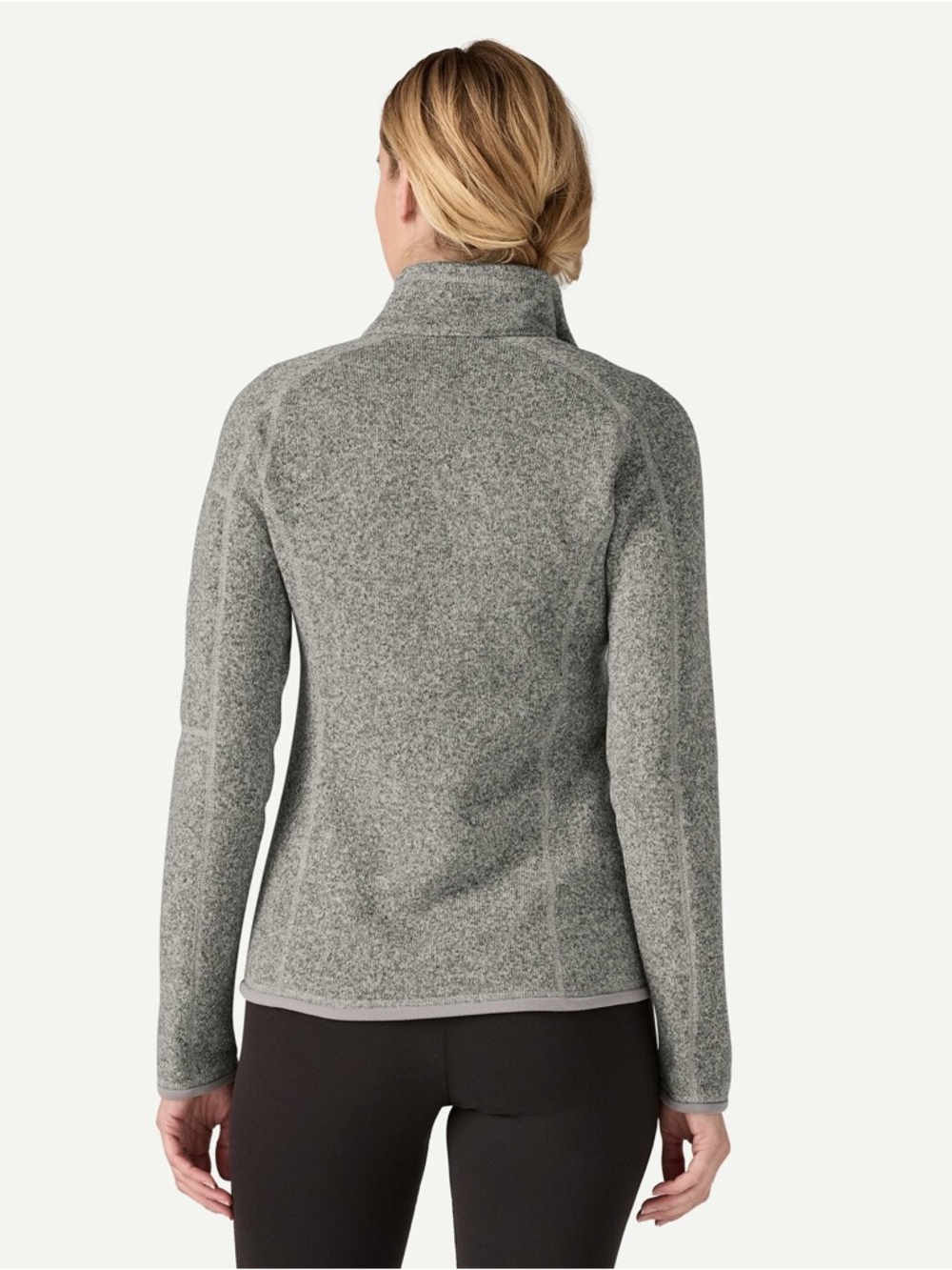 Patagonia Women's Better Sweater Full Zip Fleece Jacket Birch White Medium Q19 - Picture 2 of 8